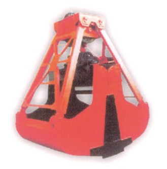 雙耳軸四繩抓斗